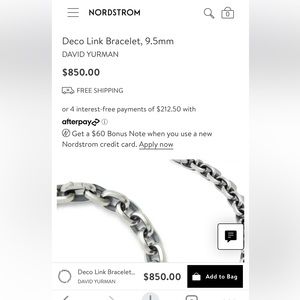 David Yurman Men’s Bracelet